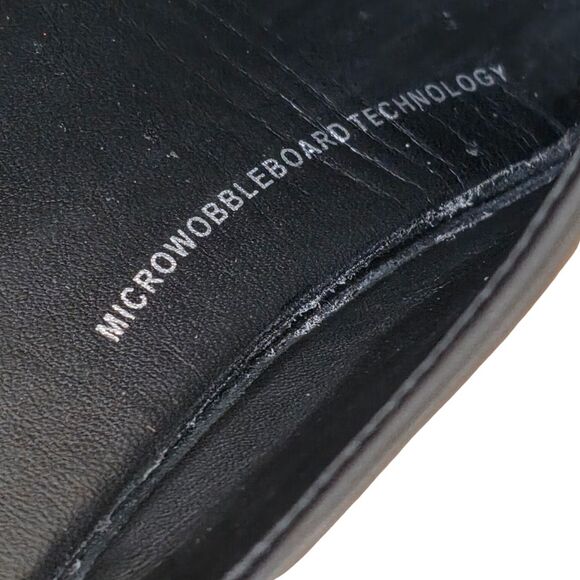 FitFlop SHUV Black Leather Clogs 10 Comfort Work Slip-On Mules - Picture 14 of 15